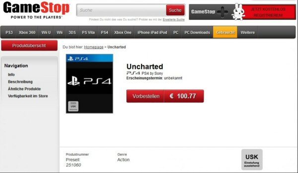 uncharted 4 ps4 gamestop