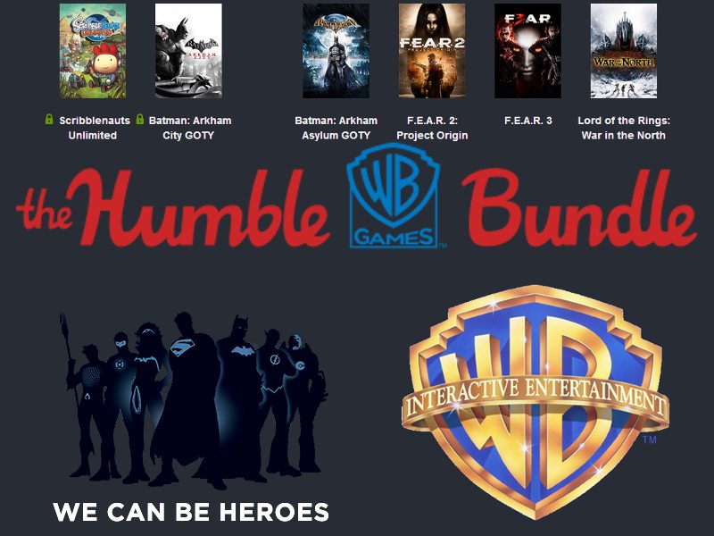 Humble WB 100: Play the Legends Bundle includes popular Warner