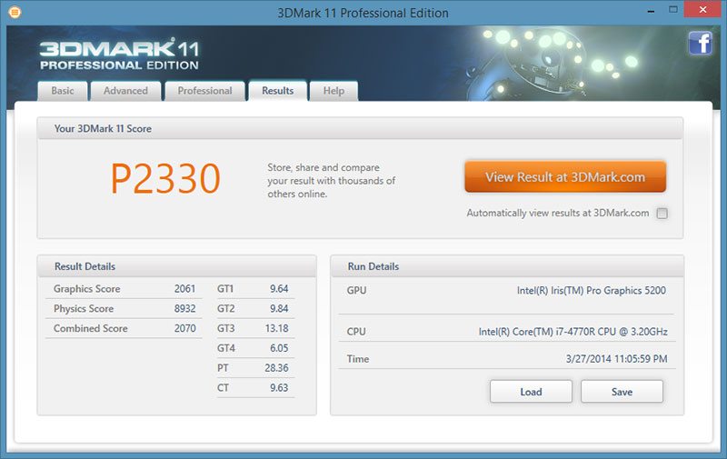 BrixPro_3DMark11_Perf