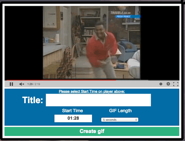 How to Create an Animated GIF from a  Video