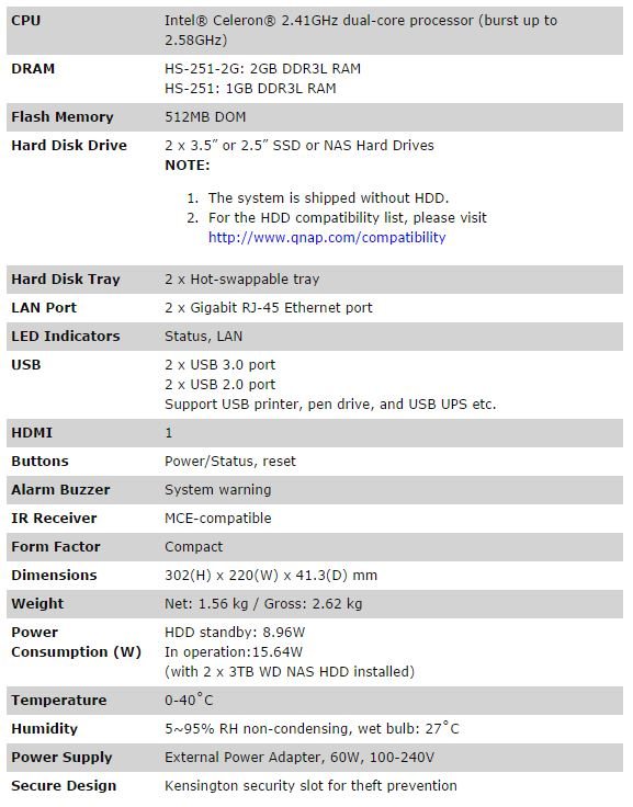 qnap-hs251-specs