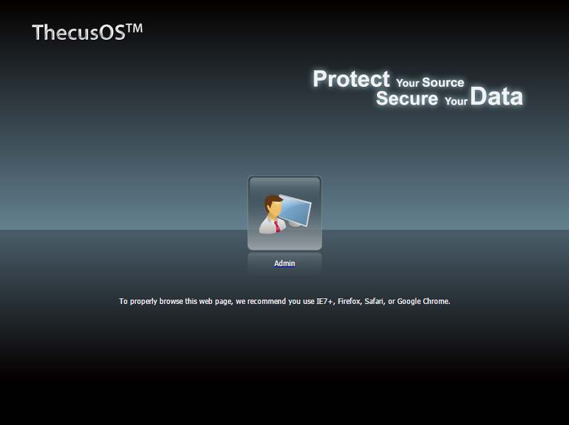 Thecus_N4310-Screenshot-Login