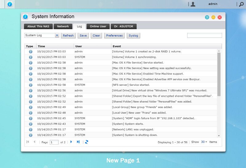 ASUSTOR_AS1002T-SSsys info 2