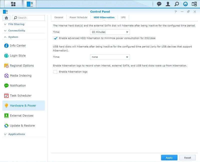 Synology_DS216se-SS-hardware and power 3