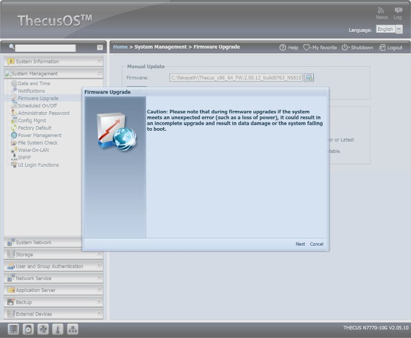 Thecus_N7770-10G-SSfirmware 1