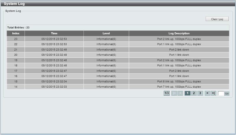 D-Link DXS-1210-12TC-SS_System-8 system log