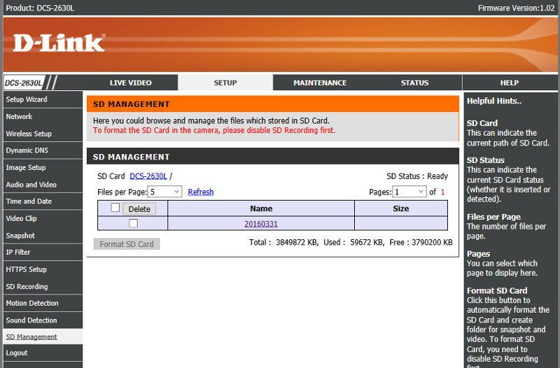 DLink_DCS-2630L-SS-GUI setup 15