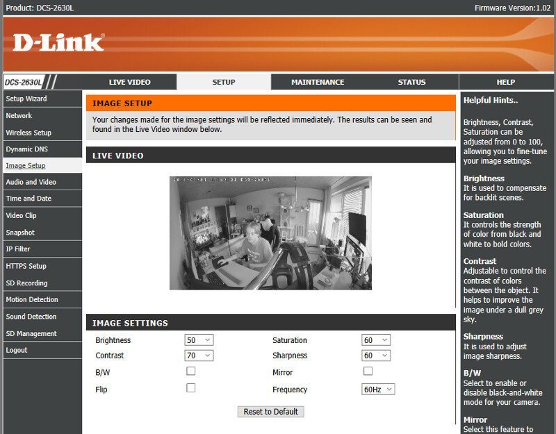 DLink_DCS-2630L-SS-GUI setup 5