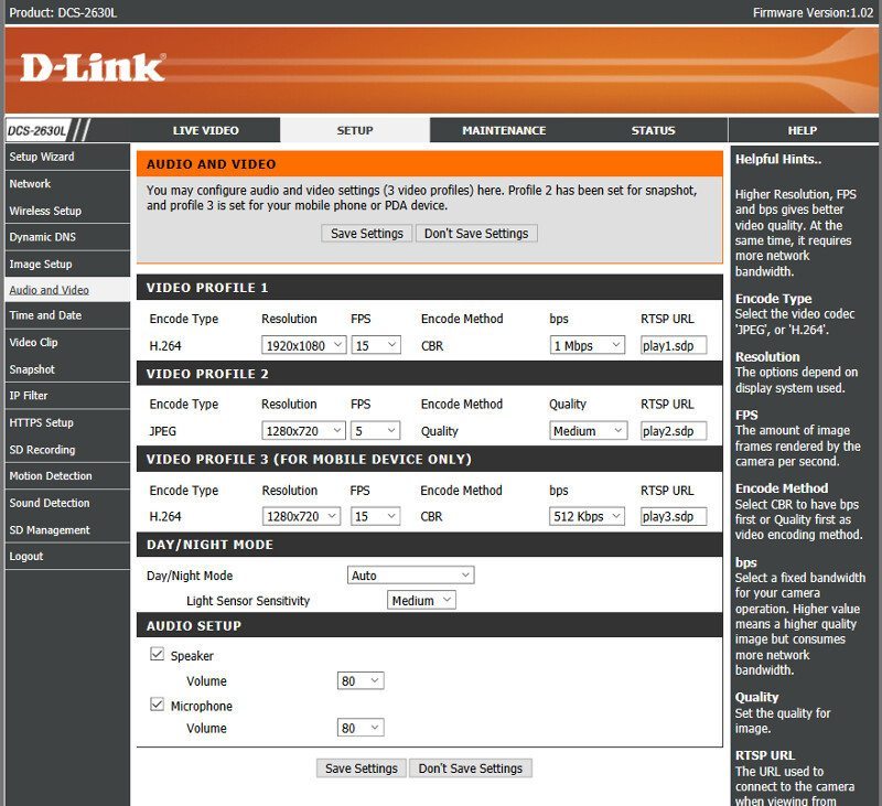 DLink_DCS-2630L-SS-GUI setup 6