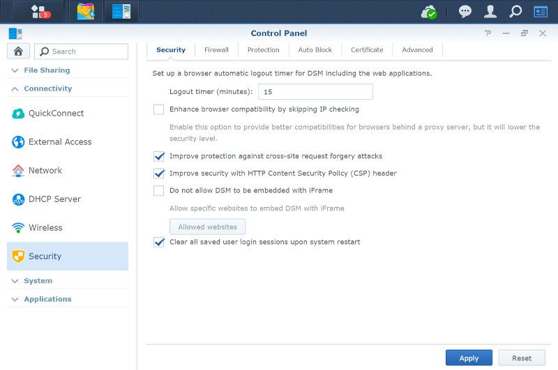 Synology DSM6-SS-Security 1