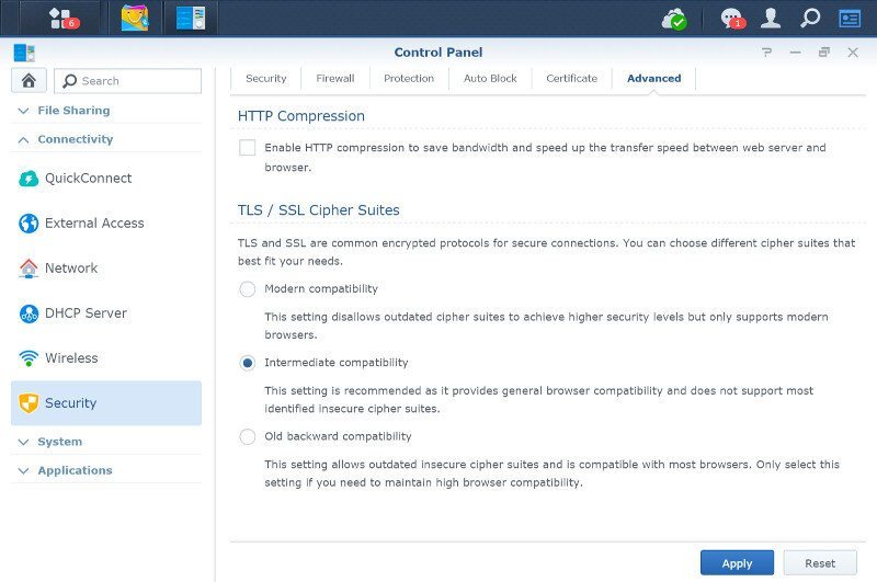 Synology DSM6-SS-Security 6