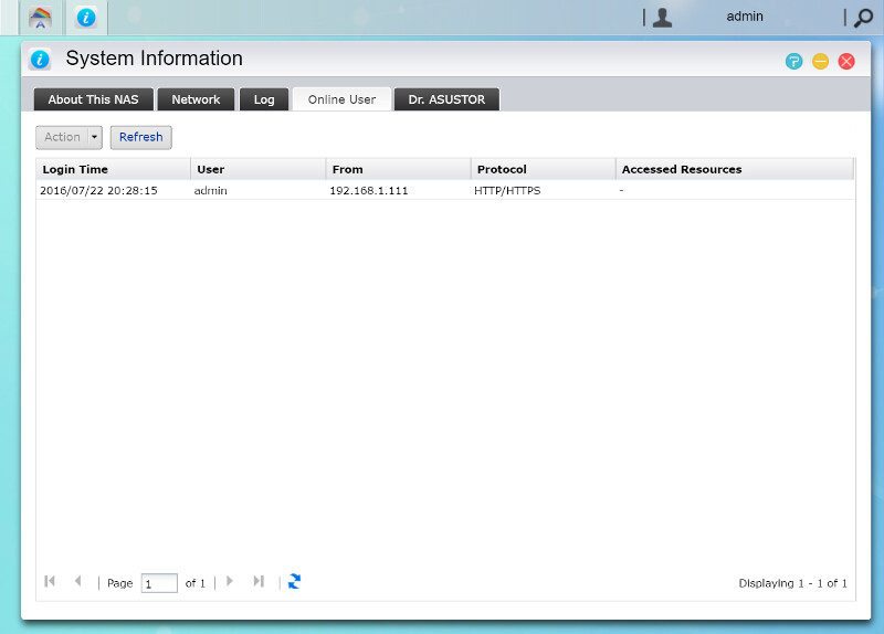 ASUSTOR_AS3104T-SS-System Information 4