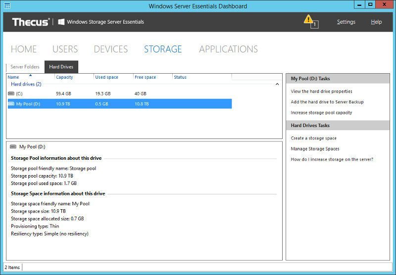 Thecus_W2810PRO-SS-Storage Drives