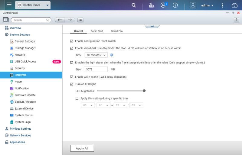 qnap_ts251a-ss-settings-hardware-1