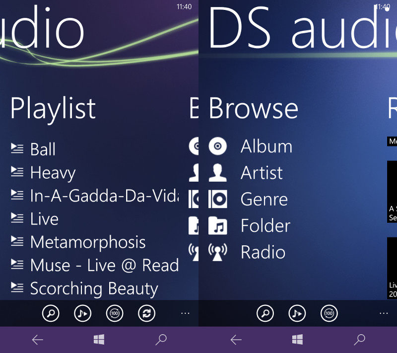 Synology DSM 6.1 mobile audio 2