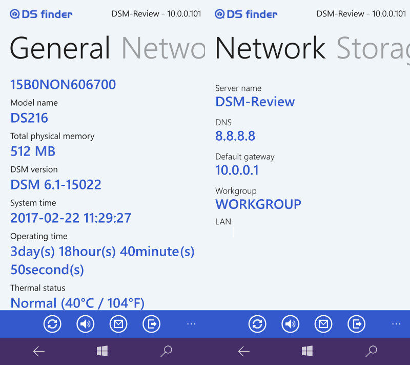 Synology DSM 6.1 mobile finder 2