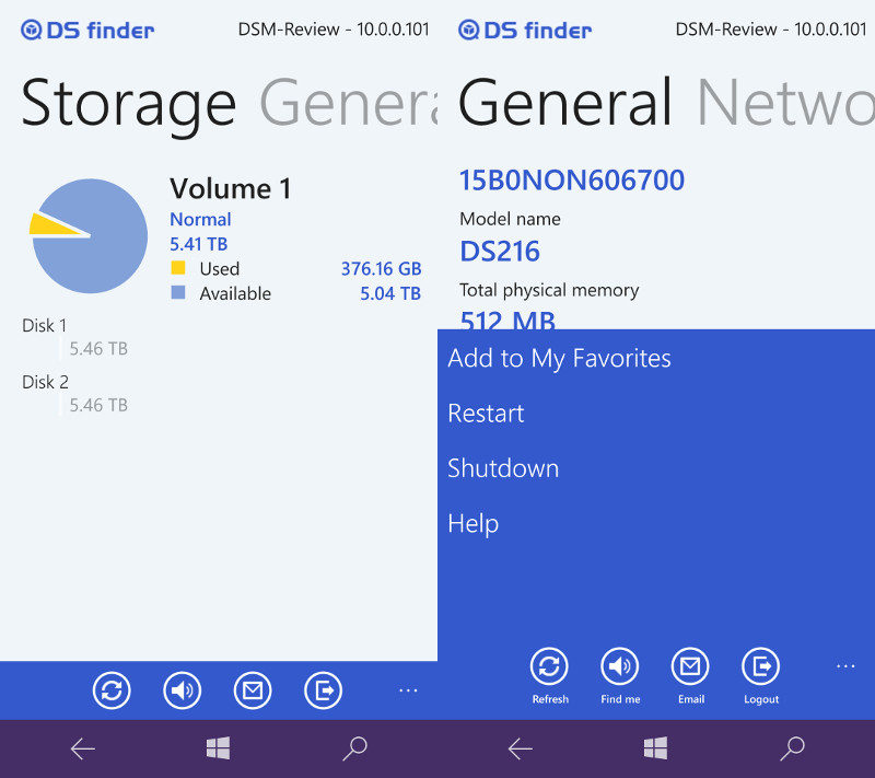 Synology DSM 6.1 mobile finder 3