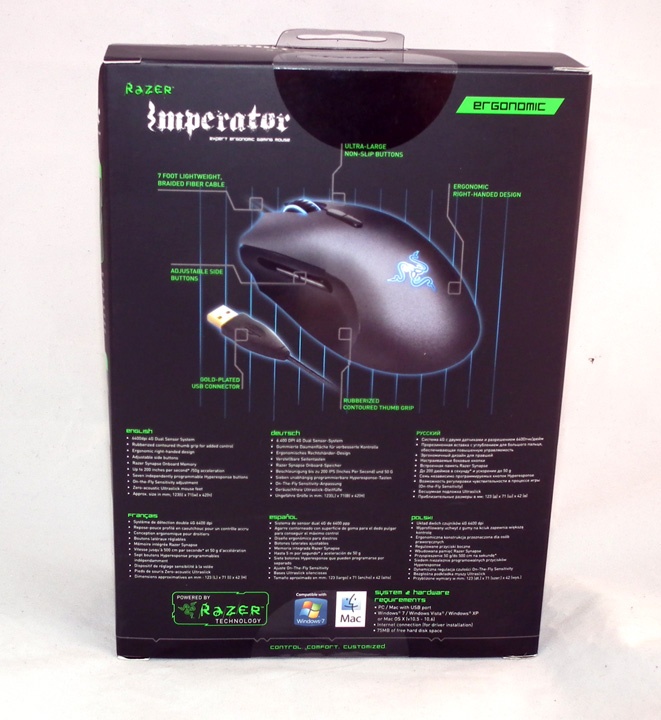 Razer Imperator 2012 Expert Dual Sensor Gaming Mouse