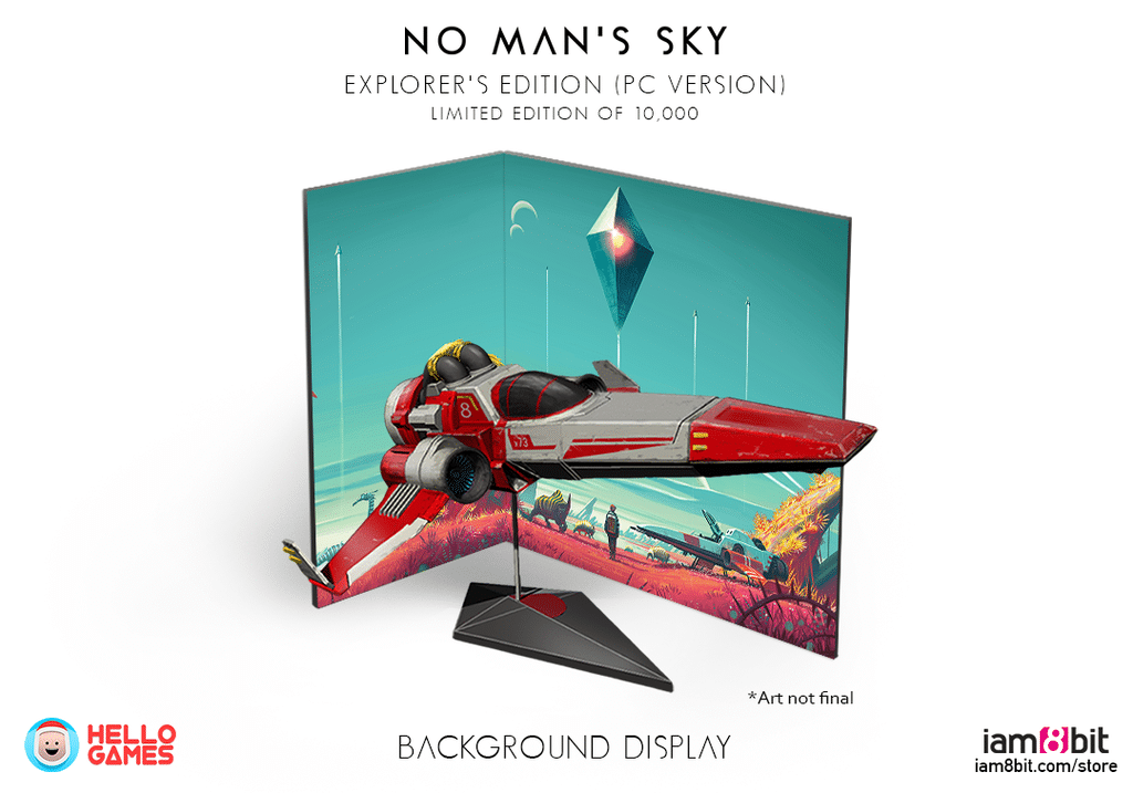 No Man's Sky Explorer's Edition Comes with Sleek Model Spaceship