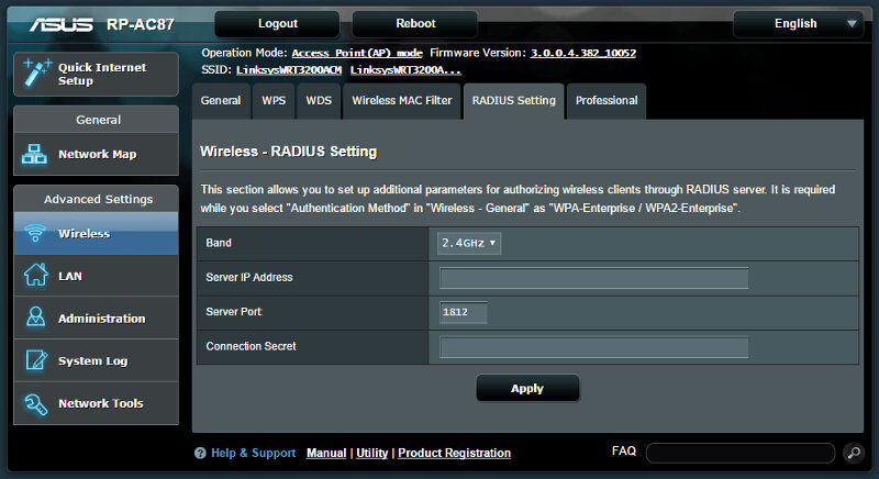 ASUS RP-AC87 SS ap mode 6