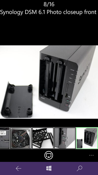 Synology DS716pII AppSS DS Photo 2