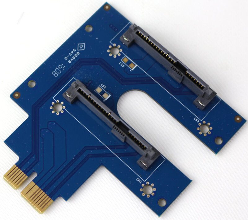 Synology DS716pII Photo closeup pcb bridge