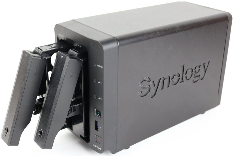 Synology Disk Station DS718+ Serveur NAS 2 Baies 16 To HDD 8 To x 2 RAID 0,  1, 5, 6, 10, JBOD RAM 2 Go Gigabit Ethernet iSCSI - Cdiscount Informatique