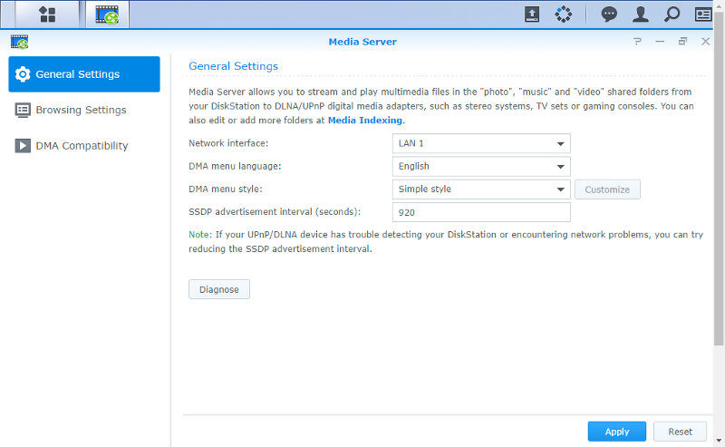 Synology DS716pII SS media server 1