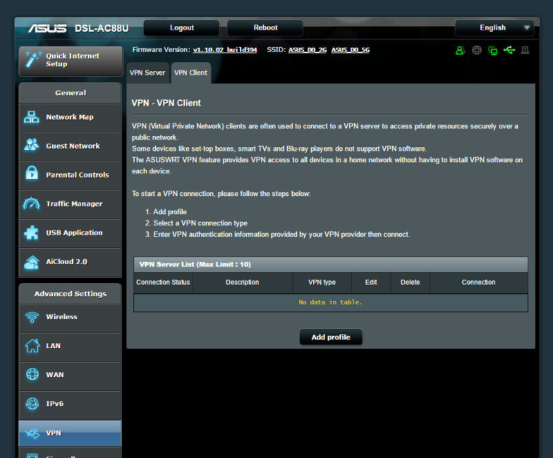 ASUS DSL-AC88U SS 05 TR-VPN vpn 3