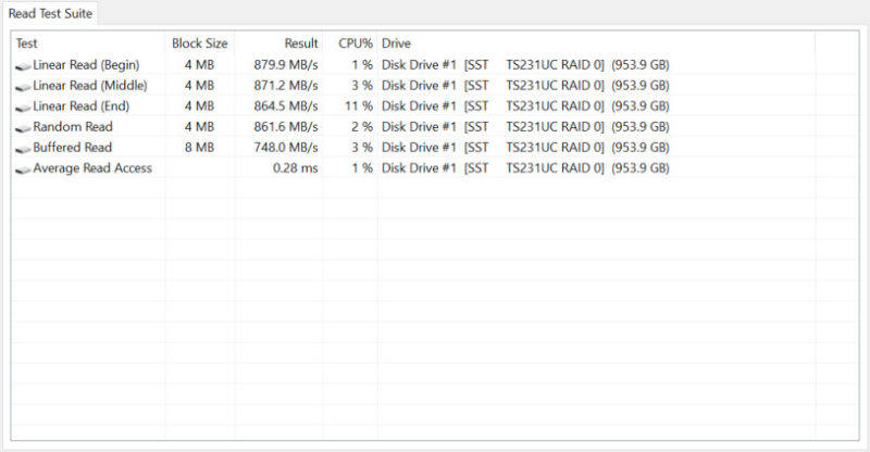 SilverStone TS231U-C Bench aida suite ssd