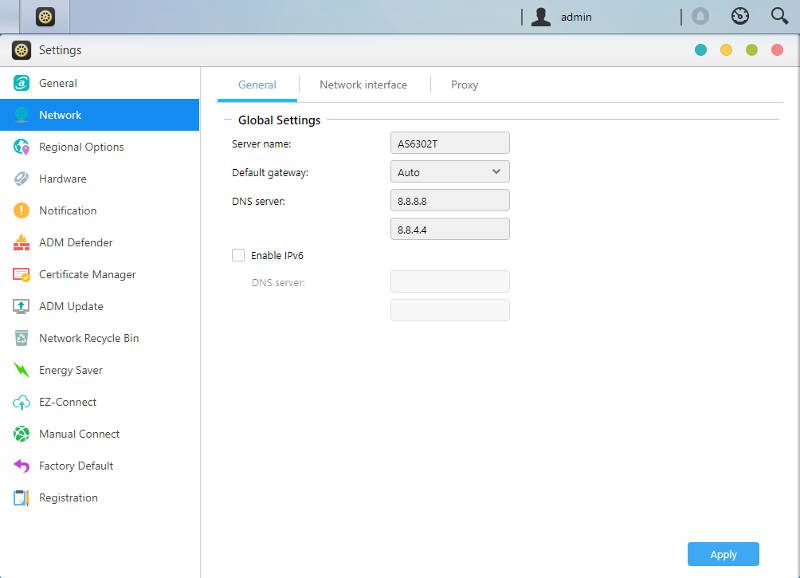 ASUSTOR ADM 3 SS 02 network 1