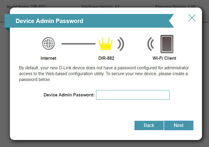 D-Link DIR-882 SS Initialisation 4