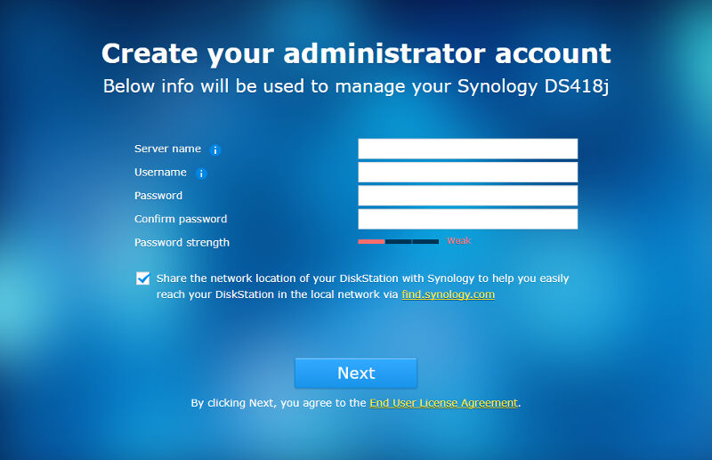 Synology DS418j SS00 Init 3