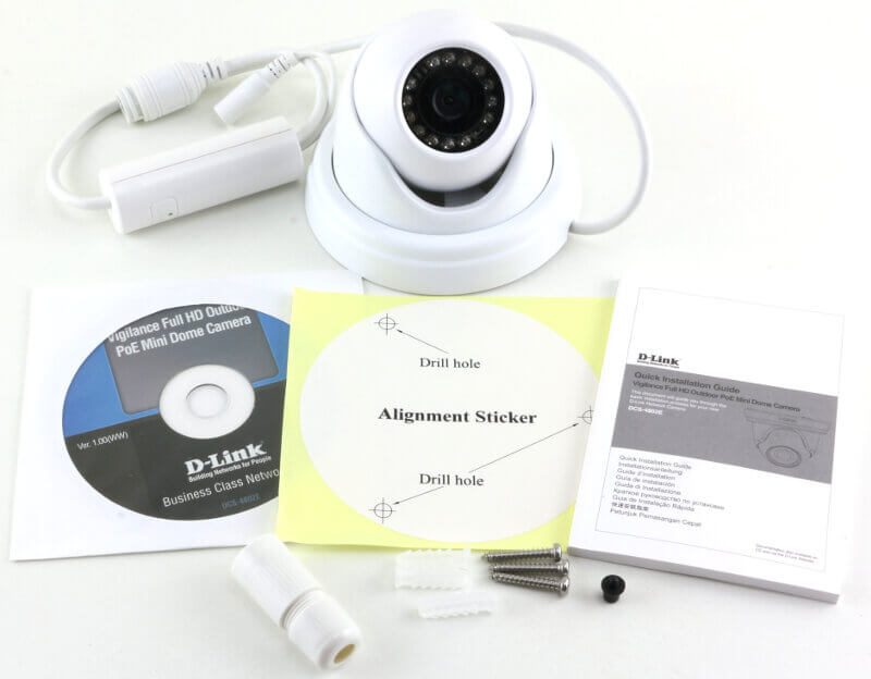 D-Link Vigilance CAMs Photo DCS-4802E box content