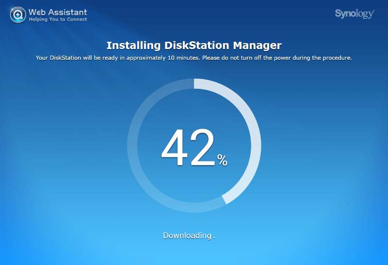 Synology DS218j SS init 3