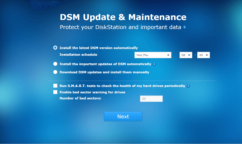 Synology DS218j SS init 6