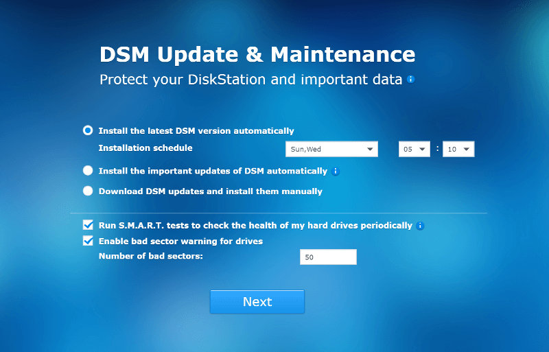 Synology DS218play SS Init 9