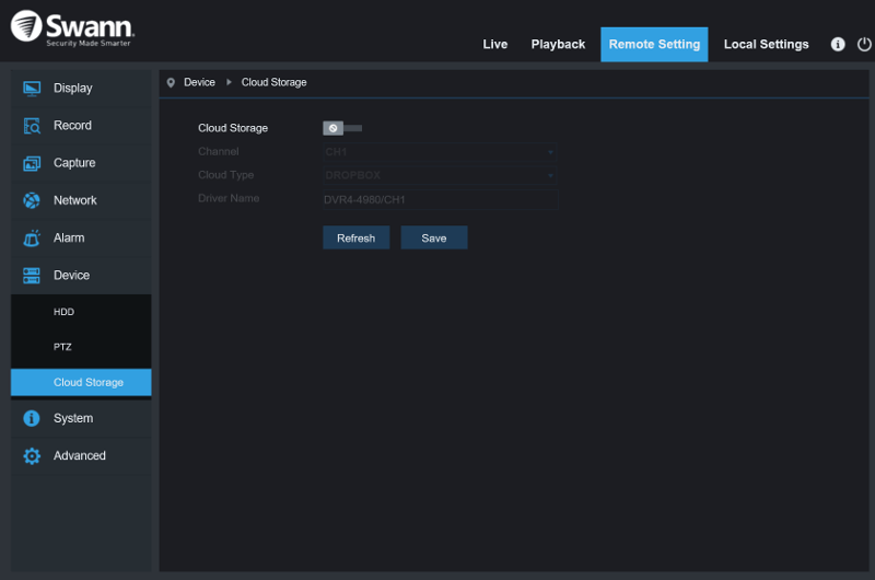 Swann SWDVK-449802 SS 2 GUI Remote Settings 16