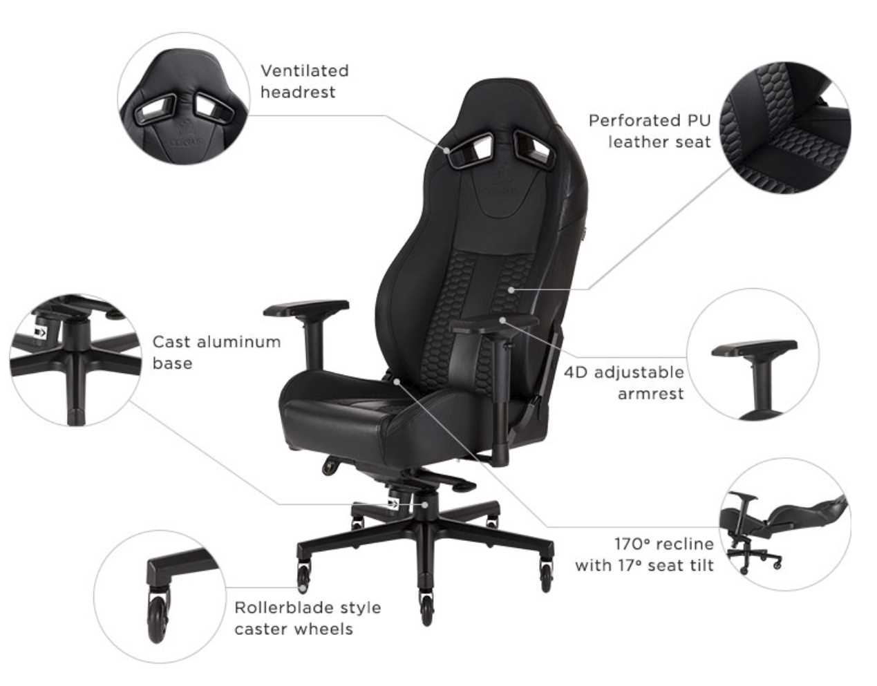 Corsair T2 Road Warrior Gaming Chair Review Eteknix