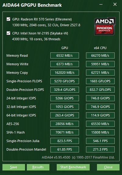 Gigabyte MW51-HP0 BenchCPU aida