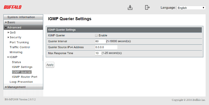 Buffalo BS-MP2008 SS02 AdvancedTab 10