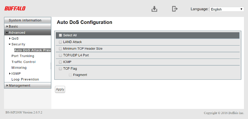 Buffalo BS-MP2008 SS02 AdvancedTab 4