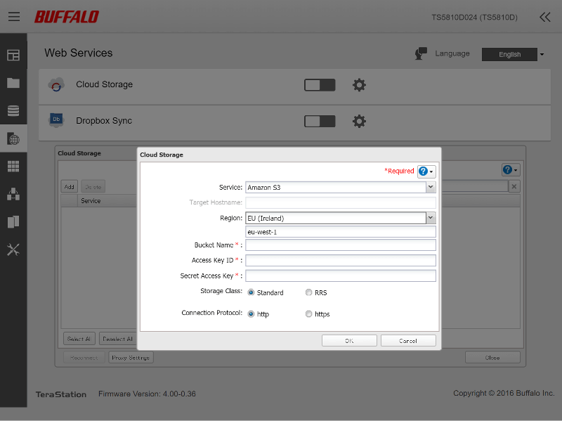 Buffalo TeraStation 5810DN SS03 WebServices 01 amazon s3
