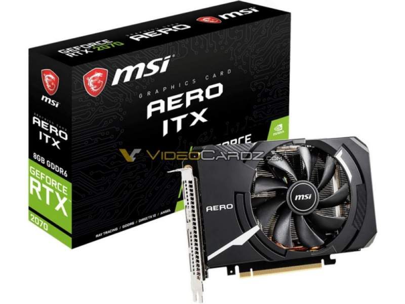 MSI Reportedly Preparing RTX 2070 Aero ITX Video Card