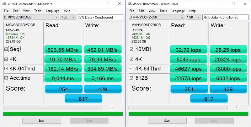 Mushkin Source 250GB BenchCondi ASSSD 0 combined 75