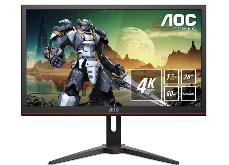 AOC Announces G2868PQU 28" 4K UHD FreeSync Gaming Monitor