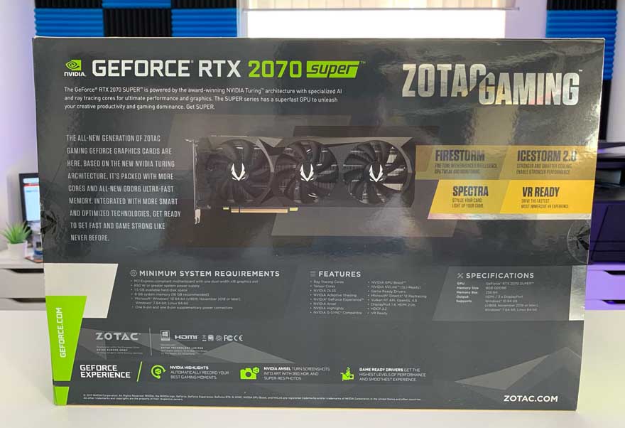 Zotac RTX 2070 SUPER AMP Extreme Review - eTeknix