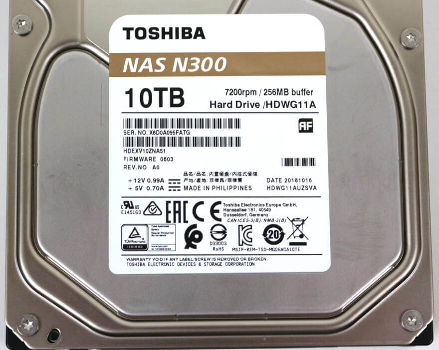 Toshiba N300 8TB HDD Review