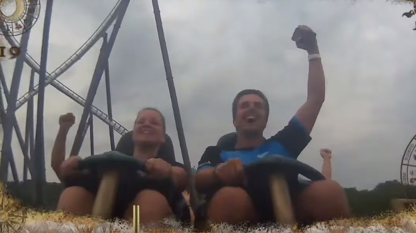 Video Man Catches Strangers Phone Mid Rollercoaster Ride eTeknix