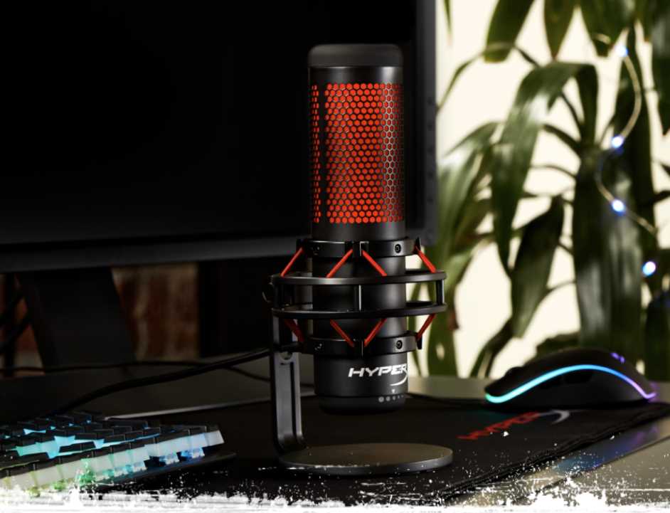 HyperX Quadcast – Microfono Standalone per streamer e podcaster